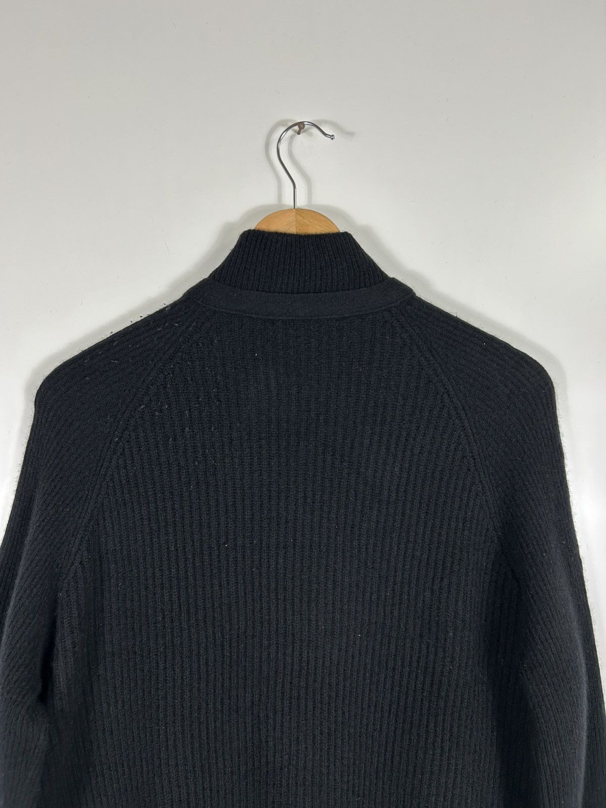 Homespun Knitwear × Japanese Brand 🔥TakashiMaya Quilted Sleeve Knit Zipper Jacket Size US L / EU 52-54 / 3 - 15 Thumbnail