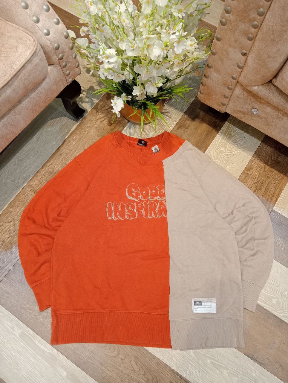 Maison MIHARA YASUHIRO GU X MIHARAYASUHIRO GOOD INSPIRATION SWEATSHIRT - SIZE XL Size US XL / EU 56 / 4 - 1 Thumbnail