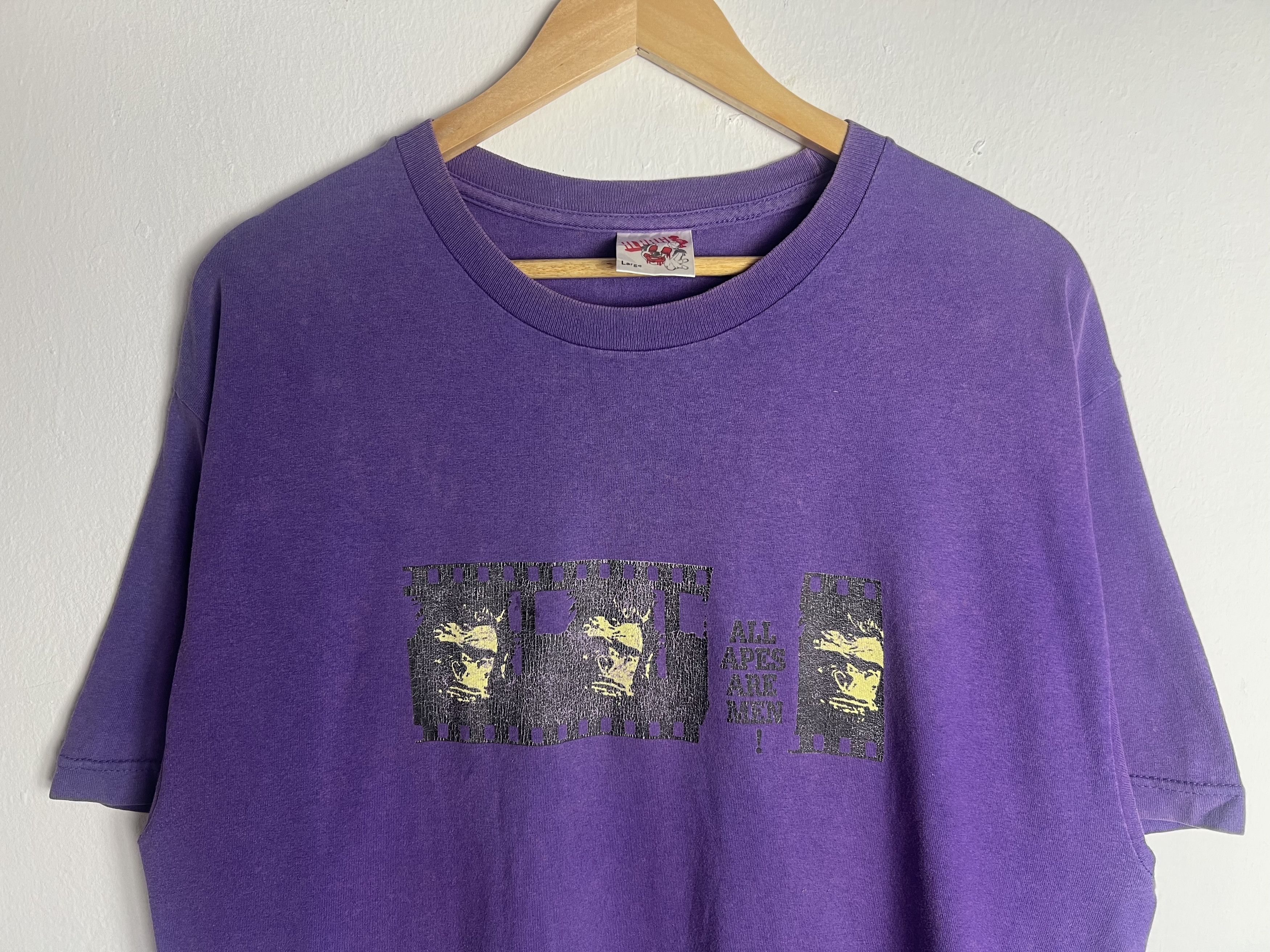 Xlarge Vintage Xlarge Ape Purple Fade Tee Size US L / EU 52-54 / 3 - 3 Thumbnail