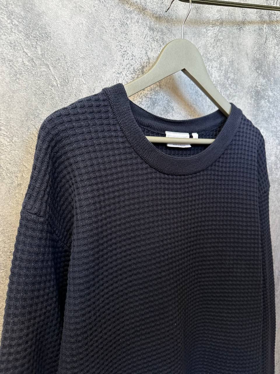 Lacoste Lacoste Waffle Knit Sweater - Made in France - Navy Pullover Size US XL / EU 56 / 4 - 4 Thumbnail