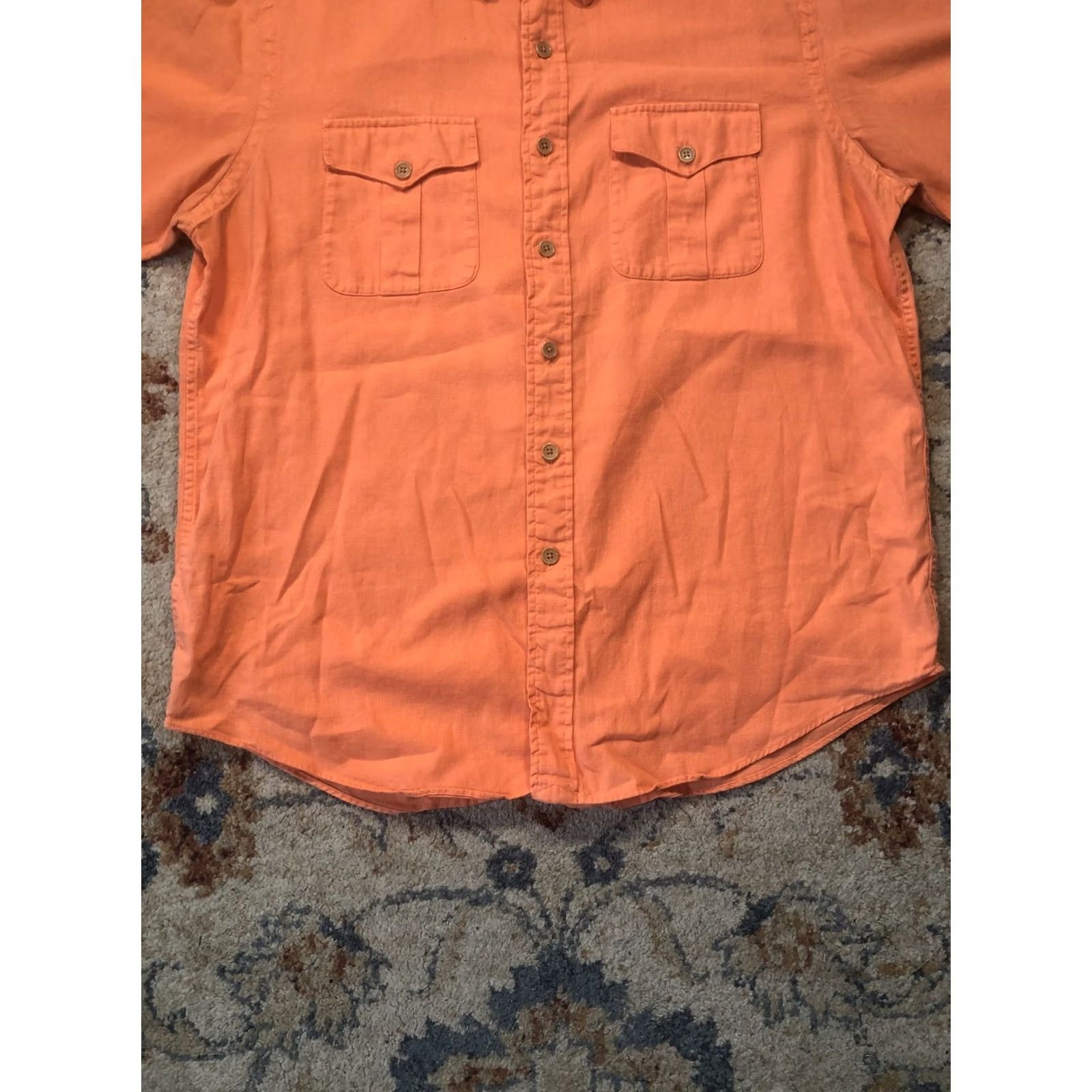 Polo Ralph Lauren Polo Ralph Lauren Shirt Mens XL Short Sleeve Button Up Double Pocket Casual Size US XL / EU 56 / 4 - 5 Thumbnail
