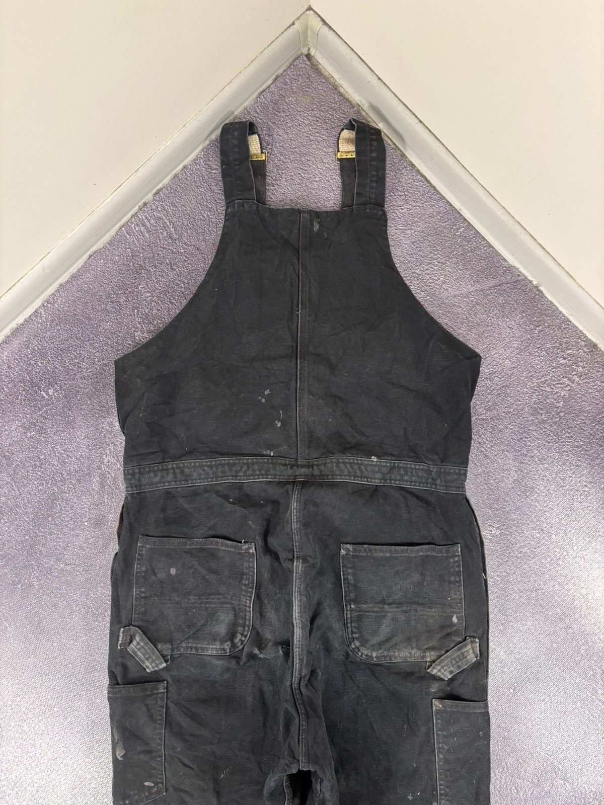 Carhartt Vintage Carhartt R38 BLK Bib Overalls Double Knee Insulated Size US 40 / EU 56 - 21 Thumbnail