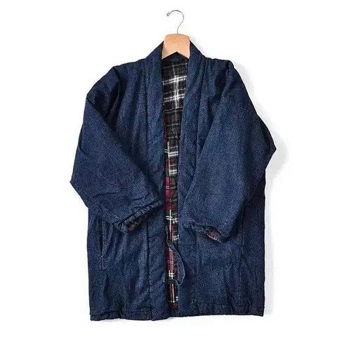 Bare Fox New Special Release Denim KImono Cardigan Noragi Size US XL / EU 56 / 4 - 4 Thumbnail