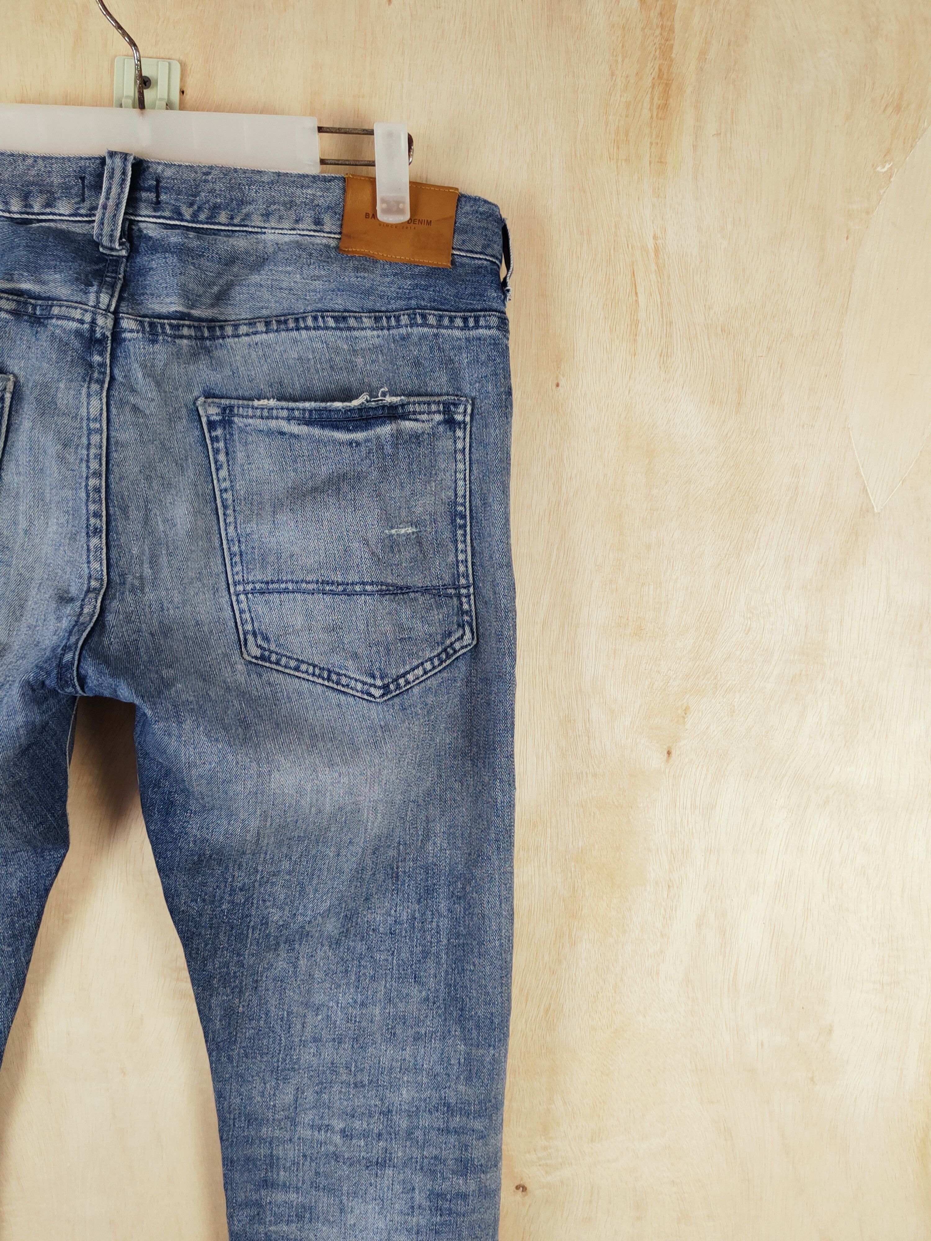 Bayflow Blue Faded Distressed Ripped Jeans #S2652