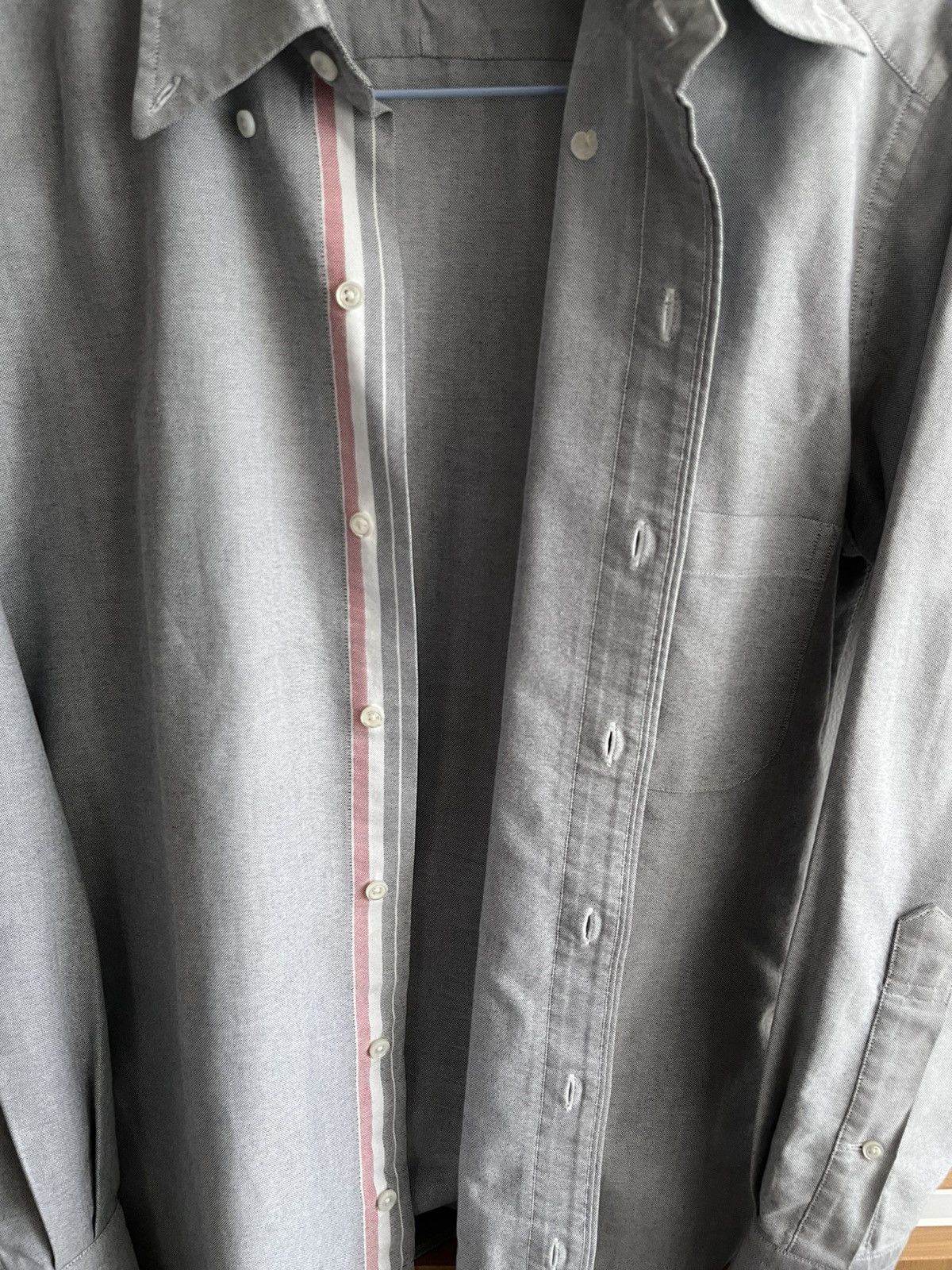 Thom Browne Thom Browne Long Sleeve Shirt Size US S / EU 44-46 / 1 - 7 Thumbnail