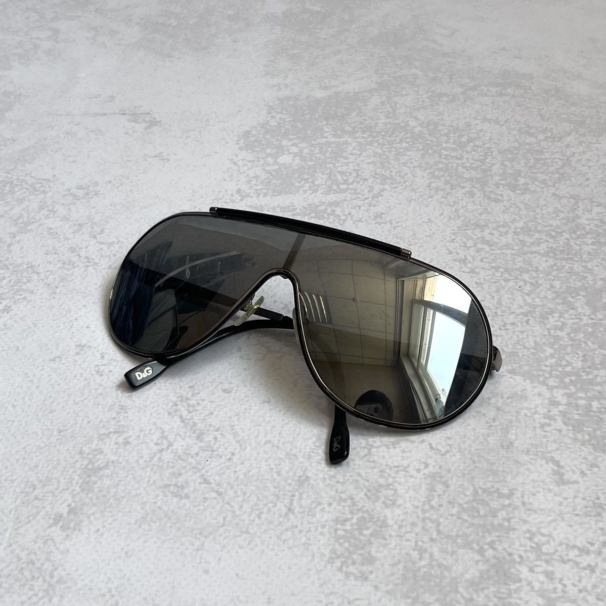 Dolce & Gabbana × Vintage Dolce Gabanna Mask logo vintage sunglasses dg6075 079/6g Size ONE SIZE - 3 Thumbnail