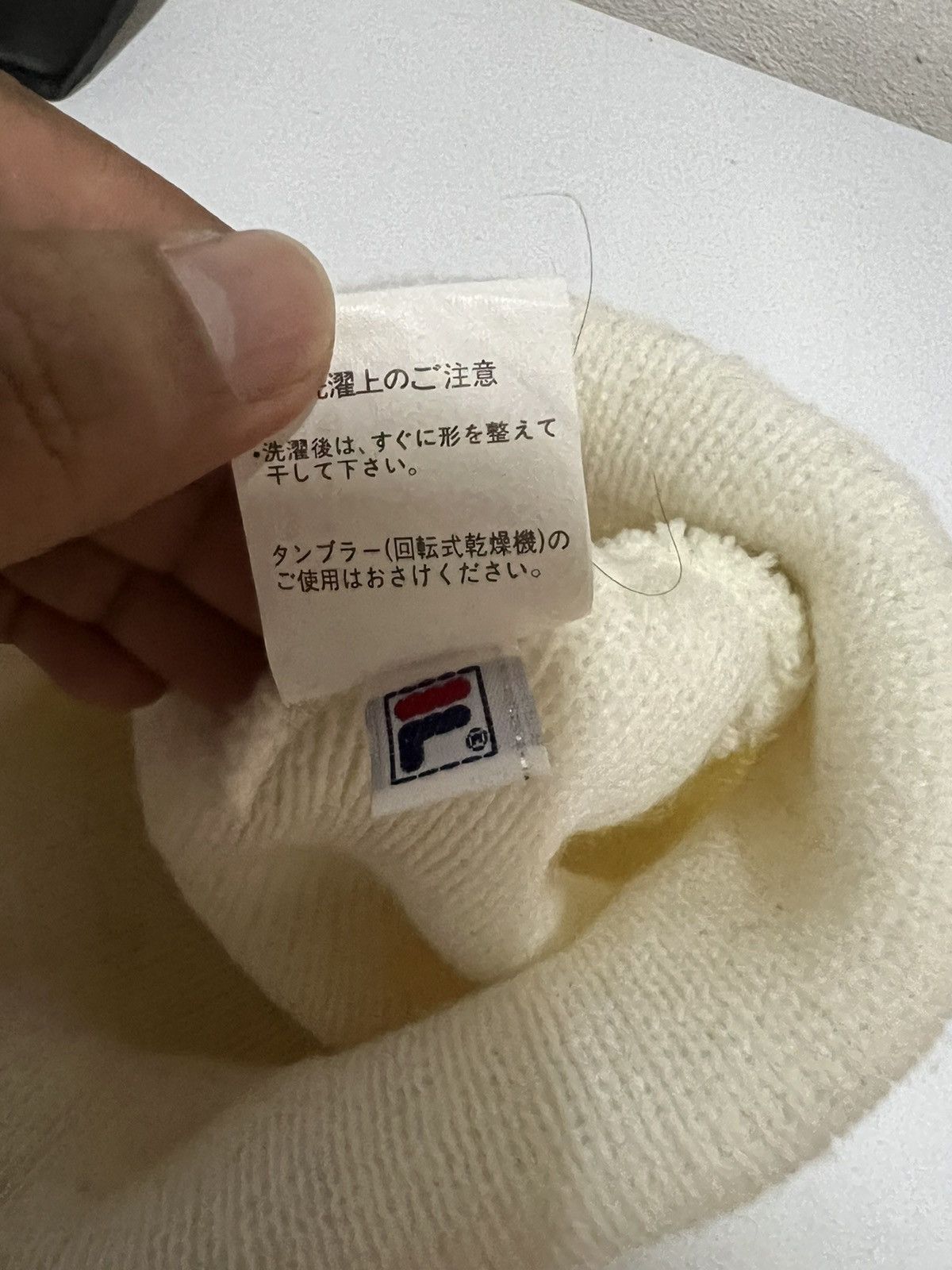 Fila Vintage Fila Big Logo Beanie Hats Size ONE SIZE - 6 Thumbnail