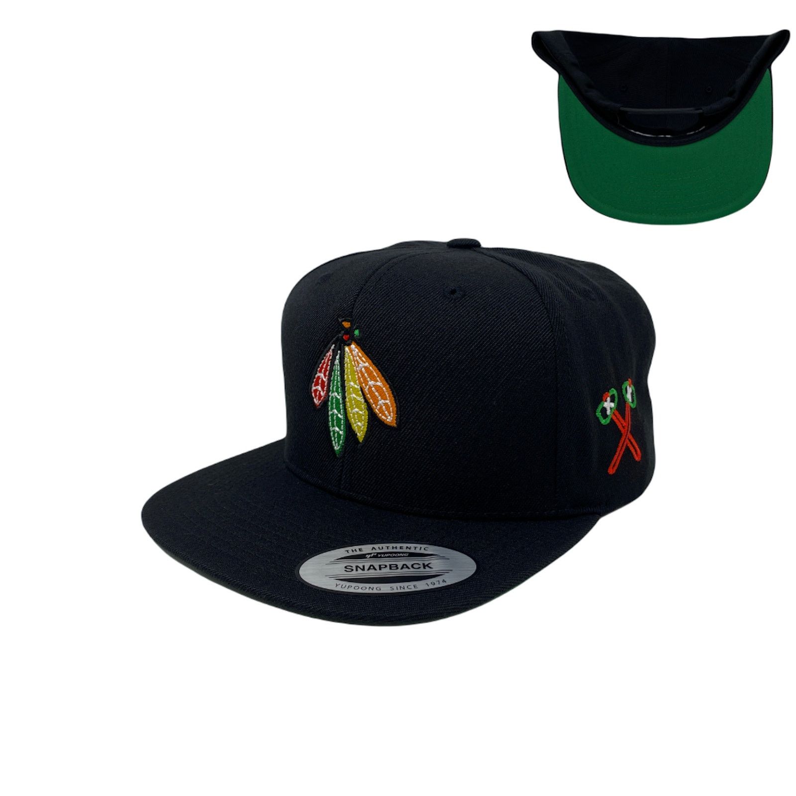 Other Indian Feathers Tomahawk Snapback Hat Size ONE SIZE - 1 Thumbnail