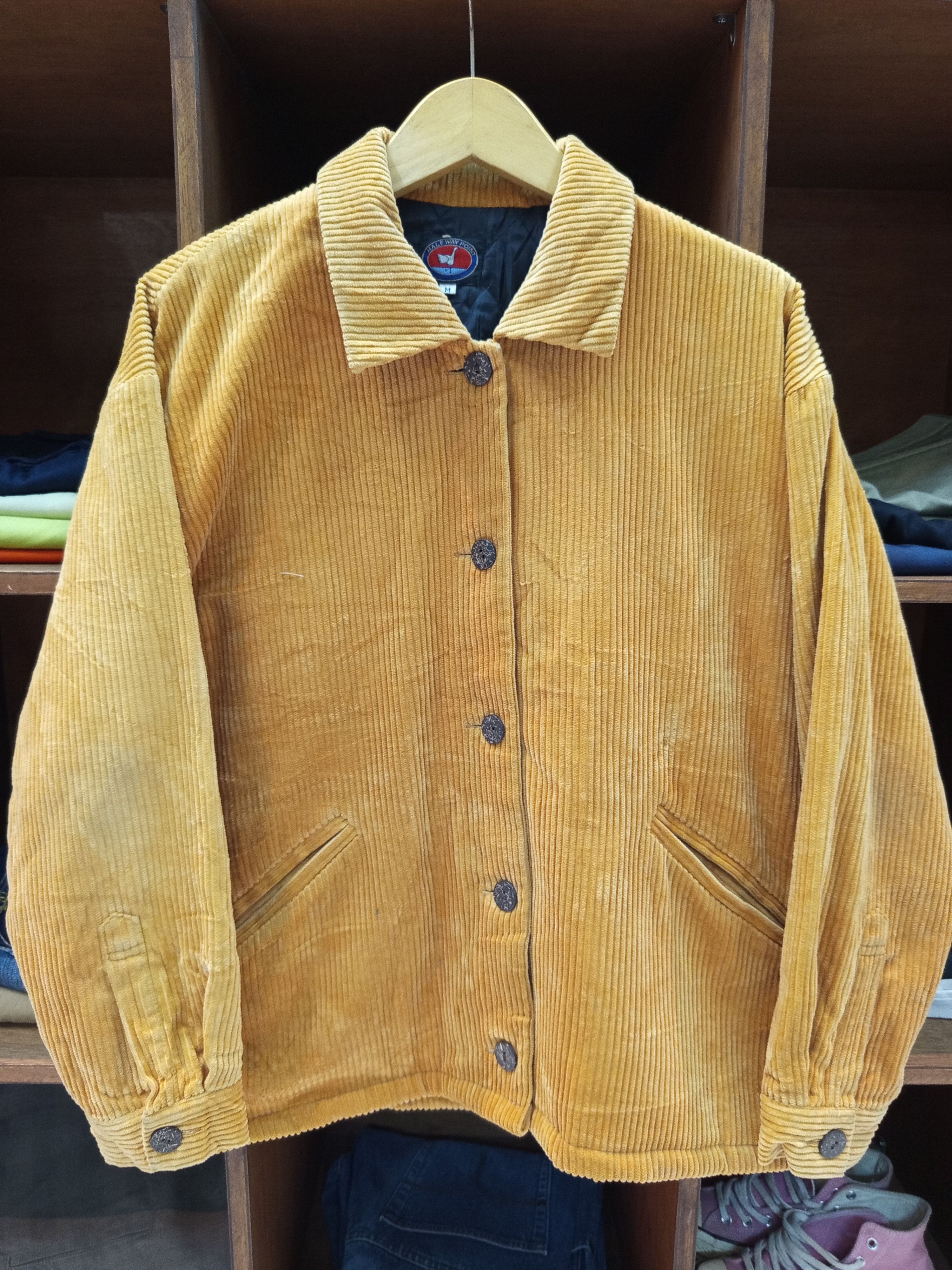 Vintage 1990s Quilted Corduroy Jacket Size M / US 6-8 / IT 42-44 - 1 Thumbnail