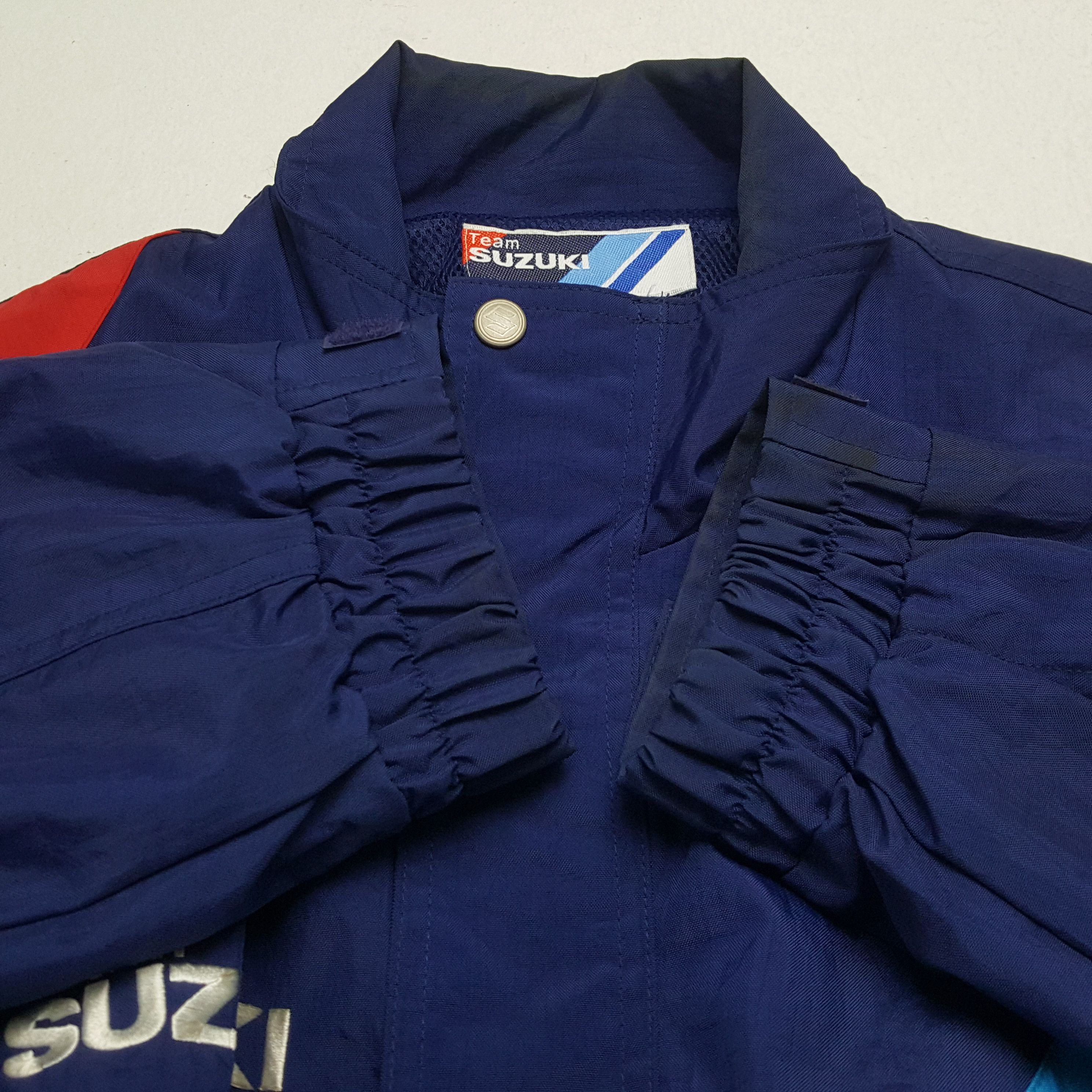 Japanese Brand × Vintage TEAM SUZUKI Motorcycle Japanese Brand Racing Team Jacket Size US XL / EU 56 / 4 - 10 Thumbnail