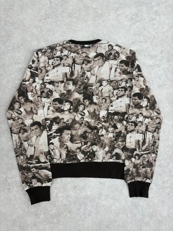 Dolce & Gabbana Dolce & Gabbana Mohamed Ali Boxing Grey Sweater Size US M / EU 48-50 / 2 - 6 Thumbnail