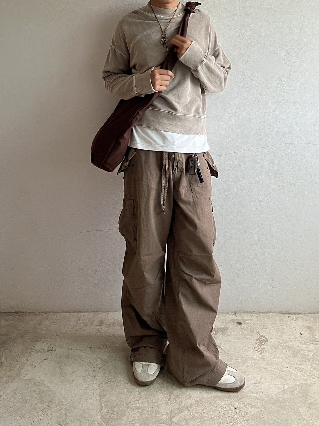 Schott Vintage Oshkosh Cargo Pants (Adjustable waist 26-34) Size US 34 / EU 50 - 1 Thumbnail