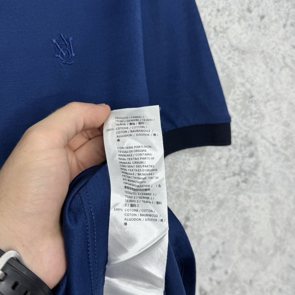 Alexander McQueen Alexander McQueen Polo Men’s Size M Color Blue Size US M / EU 48-50 / 2 - 10 Thumbnail