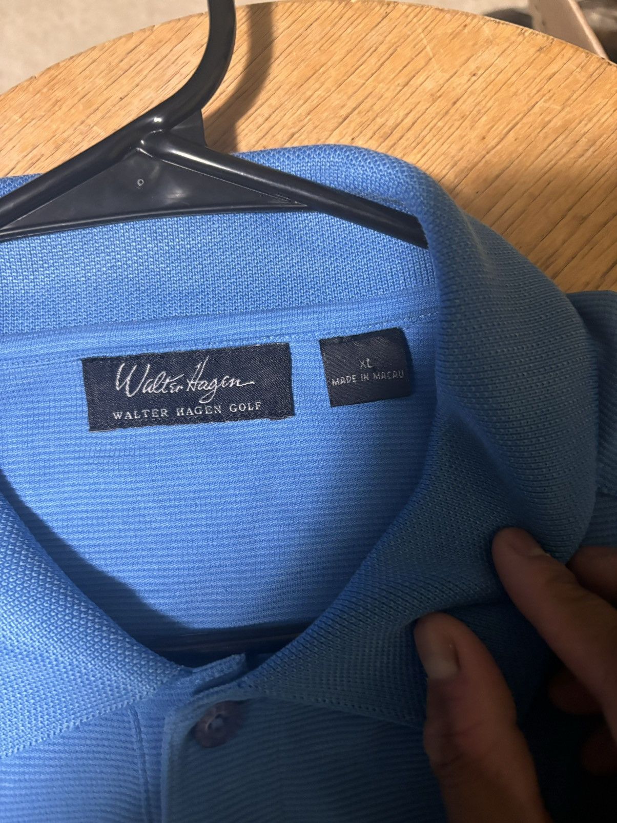 Other Walter Hagen Essentials Mens Short Sleeve Blue Golf Polo XL Size US XL / EU 56 / 4 - 3 Thumbnail