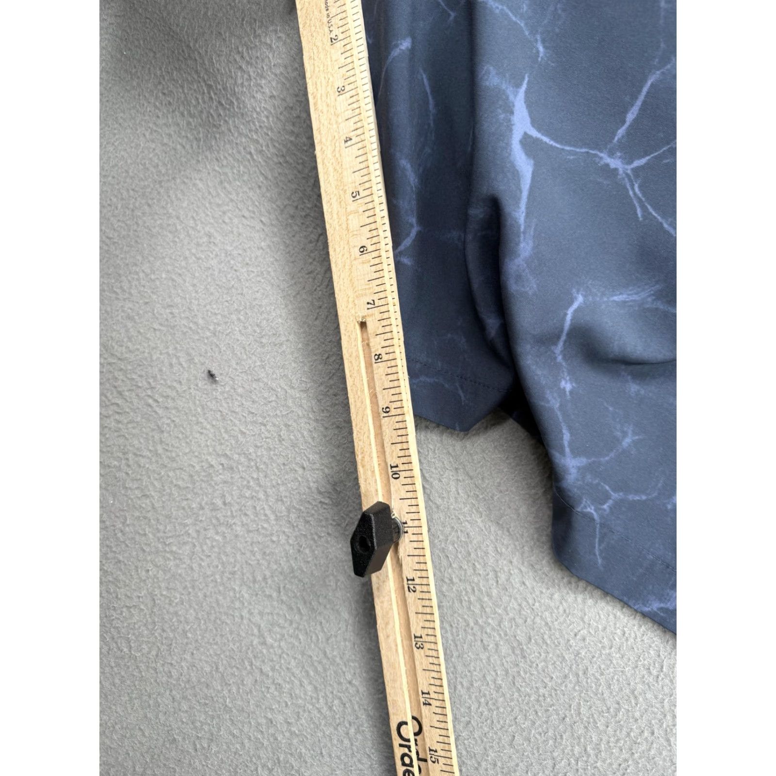 TravisMathew TravisMathew Shorts Mens 40 Gray Marble Print Golf Chino Stretch Performance Size US 40 / EU 56 - 6 Thumbnail