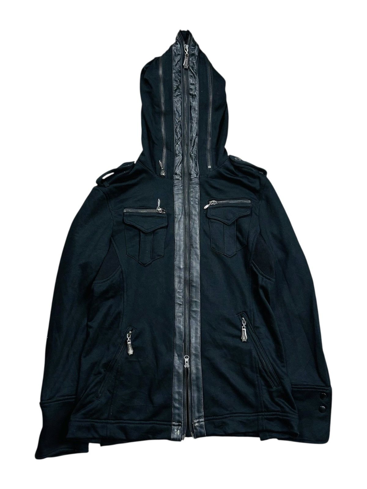 2000s Luv Maison Jackrose - Vkei Style GIMP Zip Hoodie