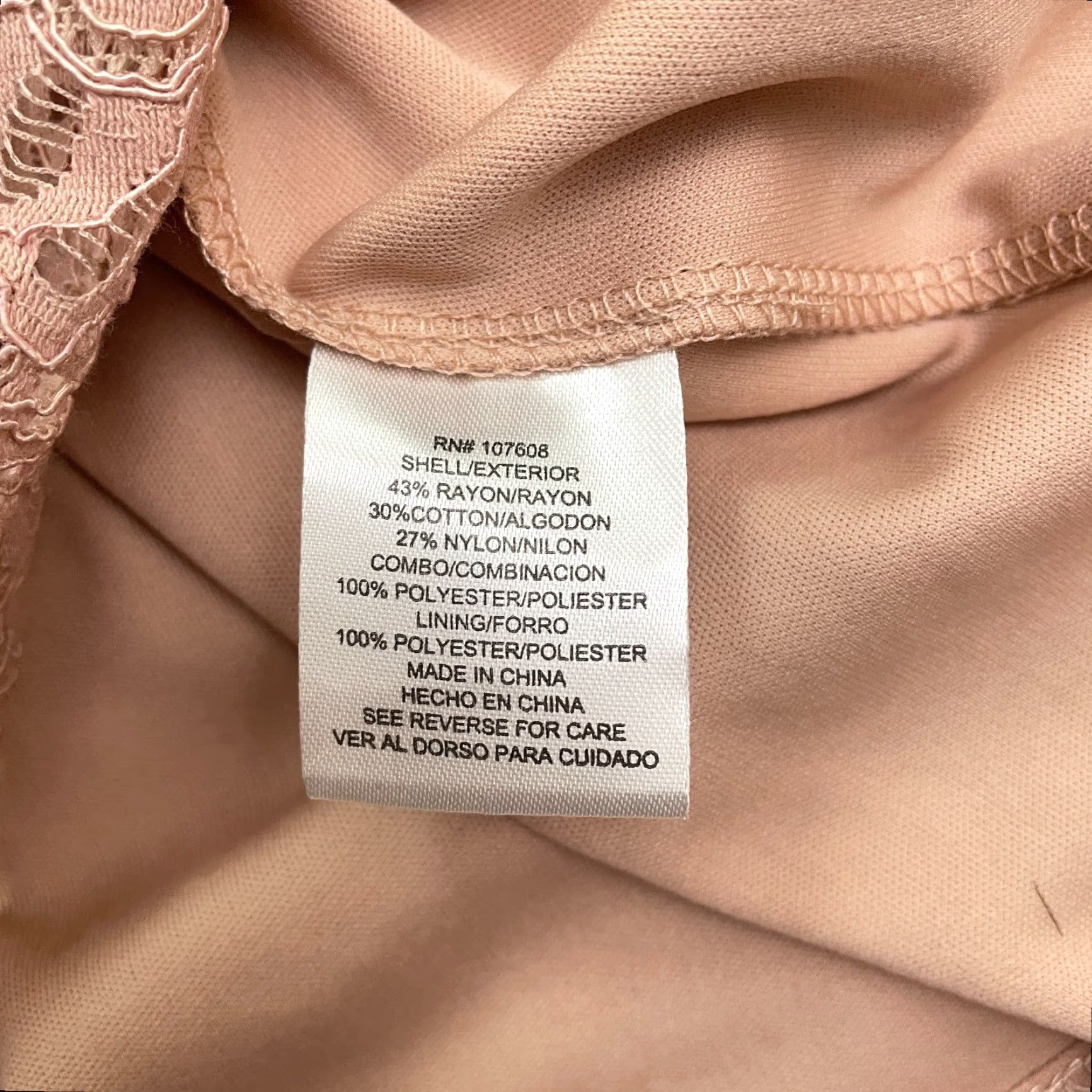 Nicole Miller VINTAGE Nicole Miller Studio Lace Shift Dress Womens 8 Pink Long Sleeve Casual Office Wedding NWT Size M / US 6-8 / IT 42-44 - 3 Thumbnail