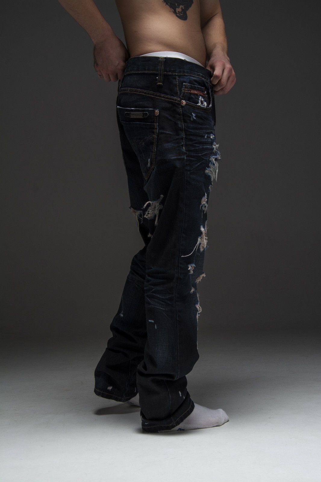 Vintage Vintage cipo baxx denim pants opium style Size US 34 / EU 50 - 3 Thumbnail