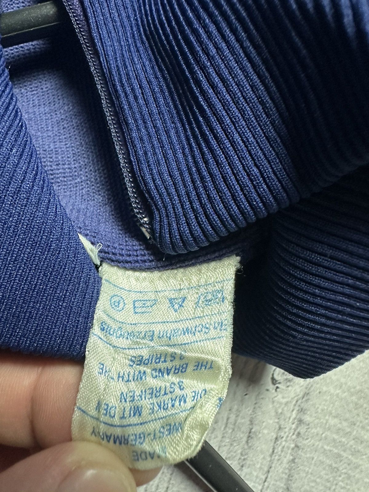 Adidas × Vintage Vintage adidas track jacket West Germany blue striped L Size US L / EU 52-54 / 3 - 7 Thumbnail