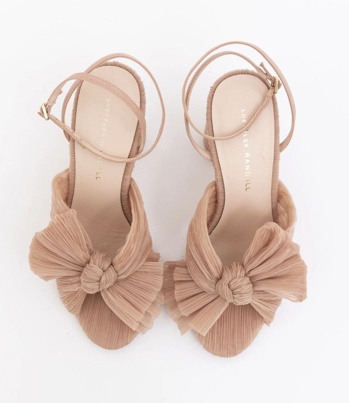 Loeffler Randall Loeffler Randall Camellia Beauty Pleated Bow Heels 💕 Size US 7 / IT 37 - 3 Thumbnail