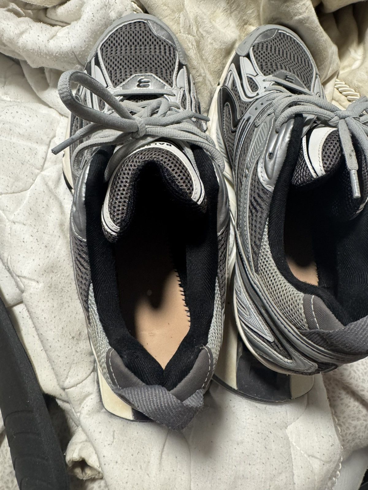 Balenciaga Balenciaga X-Pander Spring-Heel Trainer Sneakers Grey Size US 13 / EU 46 - 25 Thumbnail