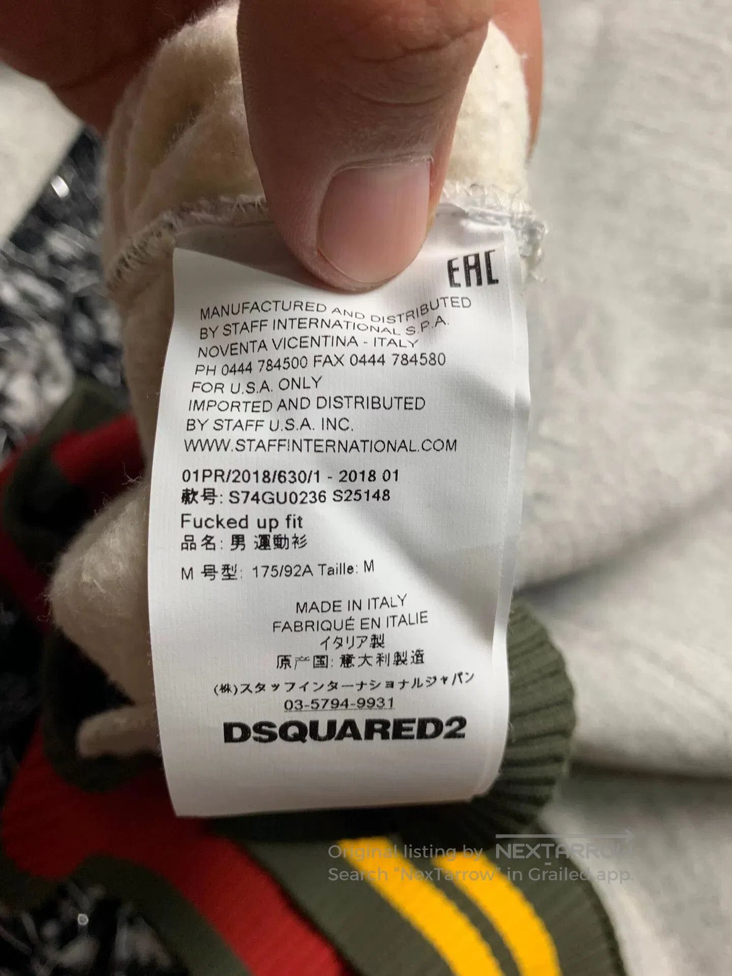 Dsquared2 DSQUARED2 Gray Hoodie. Size US M / EU 48-50 / 2 - 4 Thumbnail