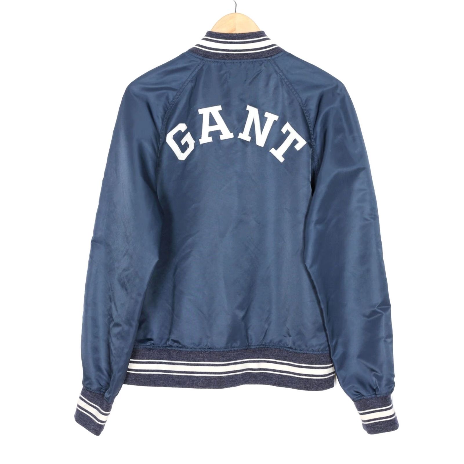 Gant GANT RUGGER Bomber Varsity Jacket Men M Light Navy Blue MJ3021 - Jacket, Men, Varsity, Blue, Casual, All Seasons Size US M / EU 48-50 / 2 - 3 Thumbnail