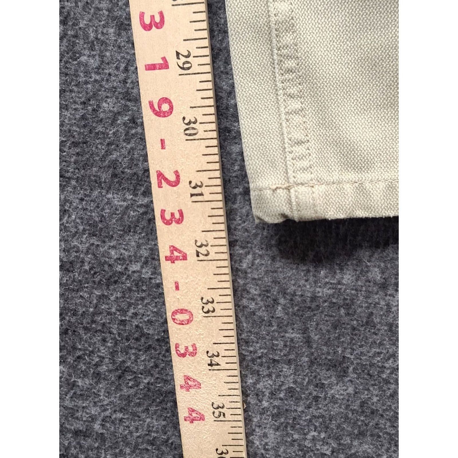 Mountain Hardwear Mountain Hardwear Jeans Mens 30x32 Regular Fit Straight Leg Canvas Workwear Beige Cotton Canvas 5-Pocket Inseam 32 Modern Straight Mens Jeans Size US 30 / EU 46 - 6 Thumbnail