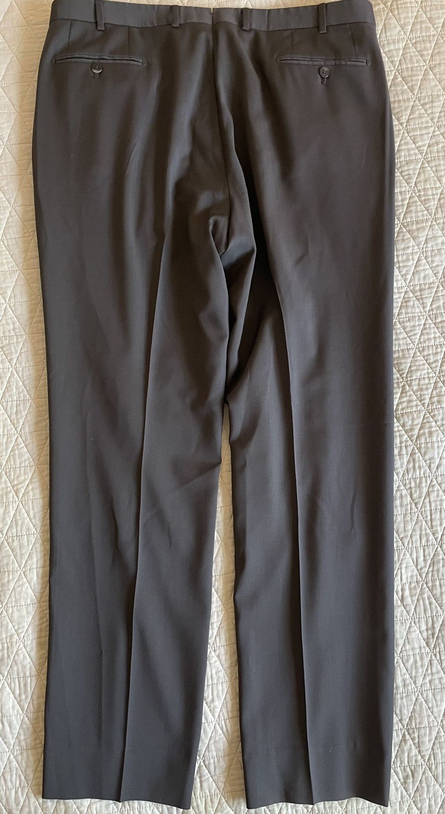 Isaia Aquaspider Wool Flat Front Trouser Size 38R - 9 Thumbnail