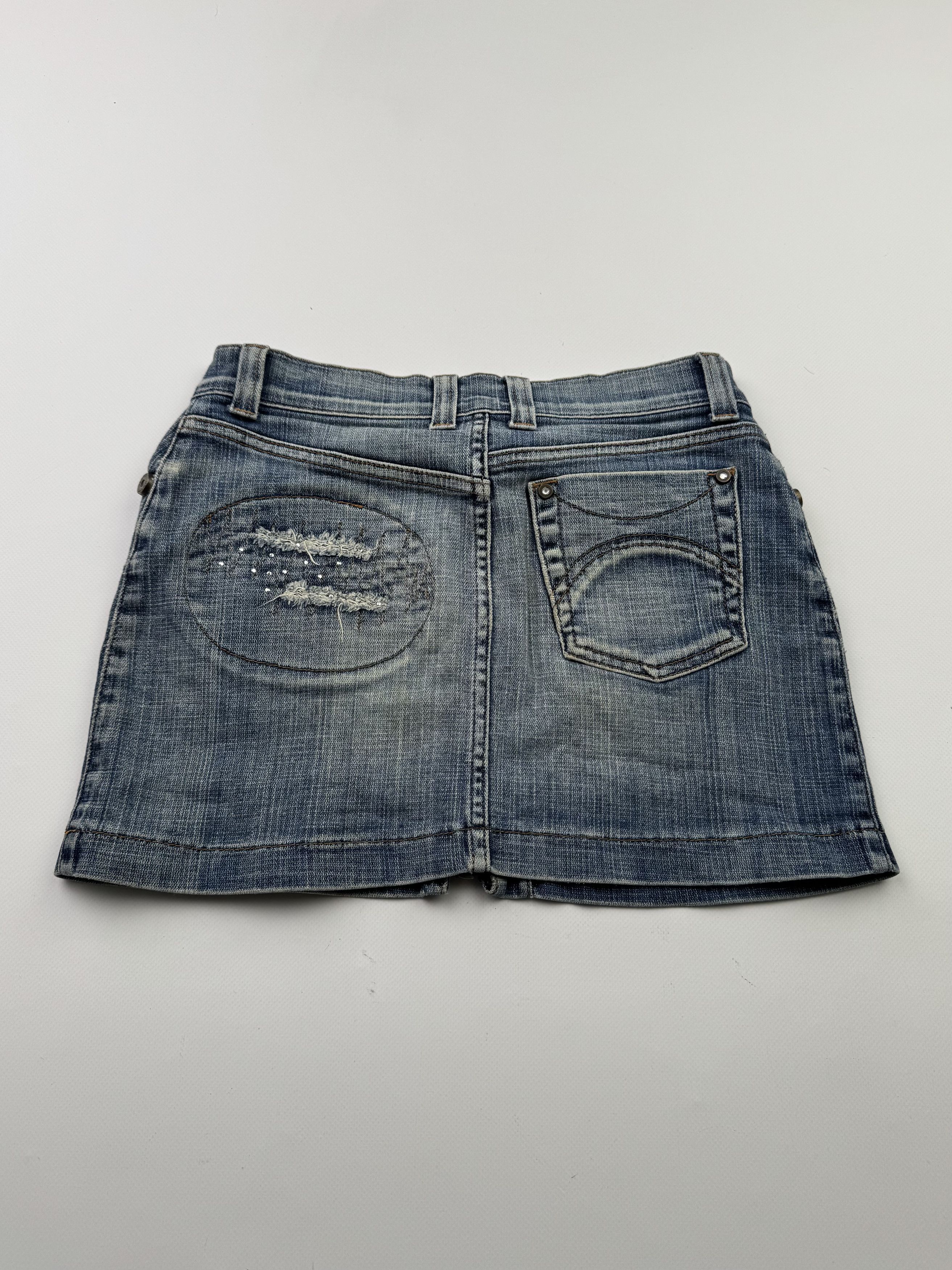 Vintage Vintage Mini Skirt B533 E2(V448) Size 28" / US 6 / IT 42 - 6 Thumbnail