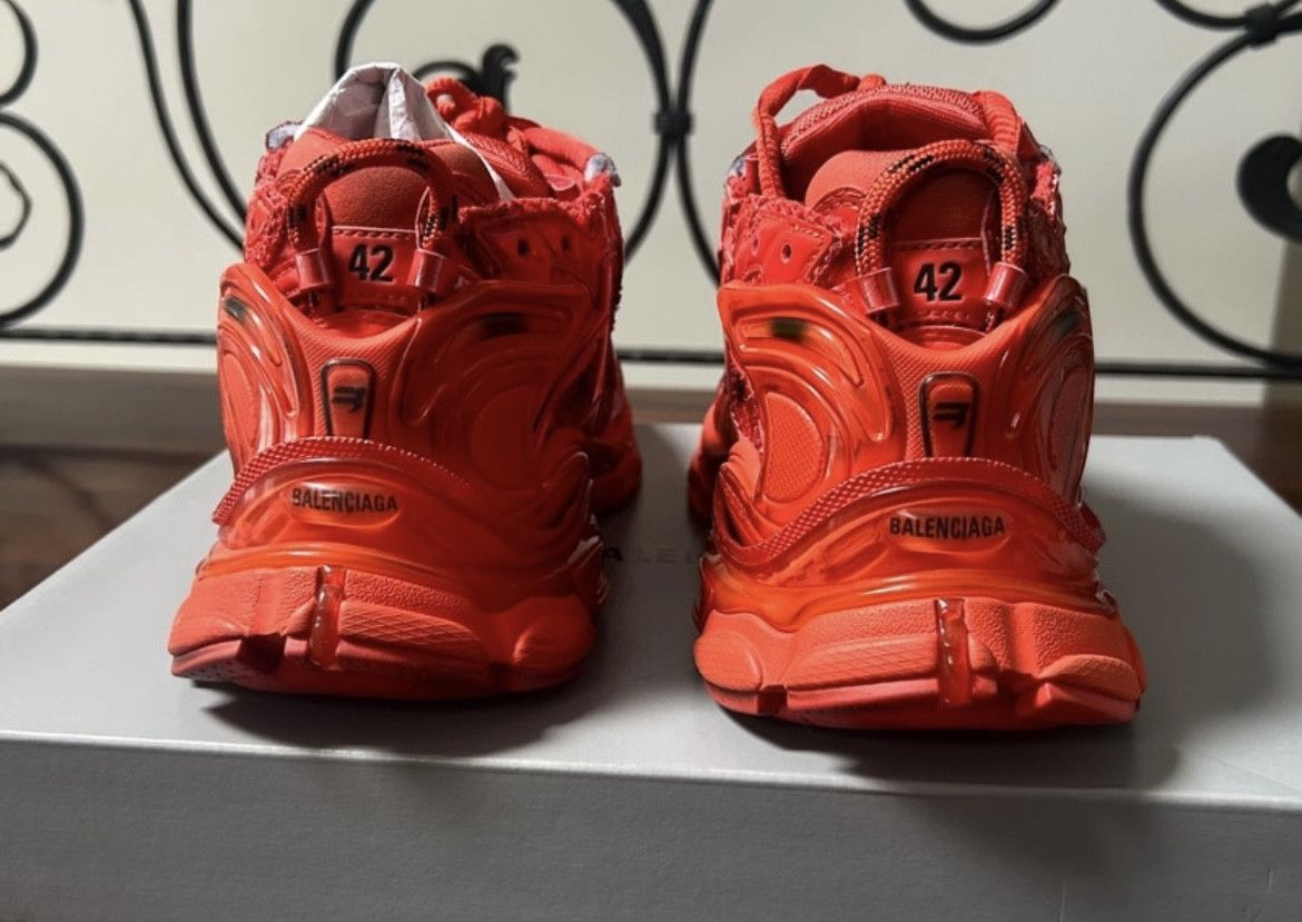 Balenciaga Balenciaga Runner Sneakers Red Size US 9 / EU 42 - 4 Thumbnail