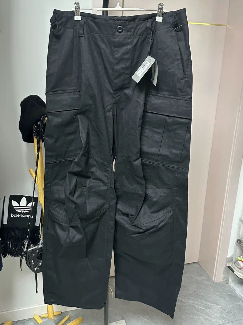 Balenciaga Balenciaga size s Kick Cargo Coated Waxed Overalls pants 2 Size US 28 / EU 44 - 1 Thumbnail