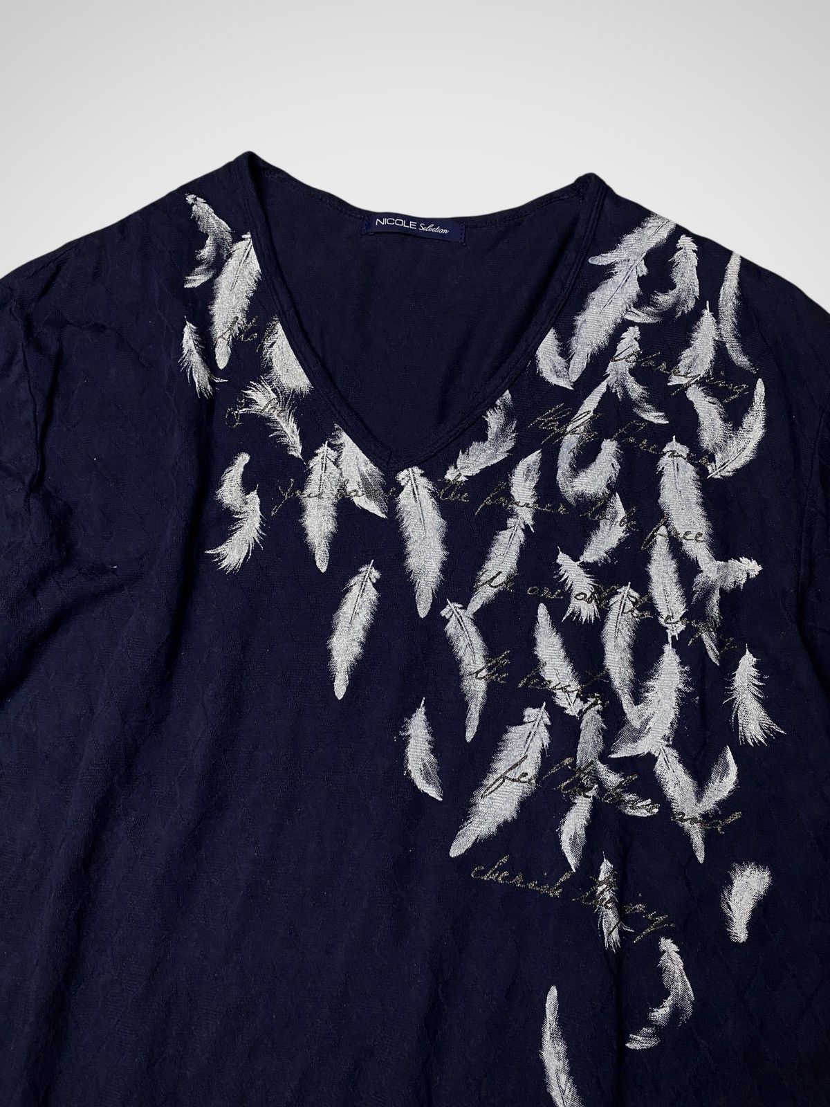 If Six Was Nine Nicole Club Poem Feather Tshirt Size US M / EU 48-50 / 2 - 3 Thumbnail