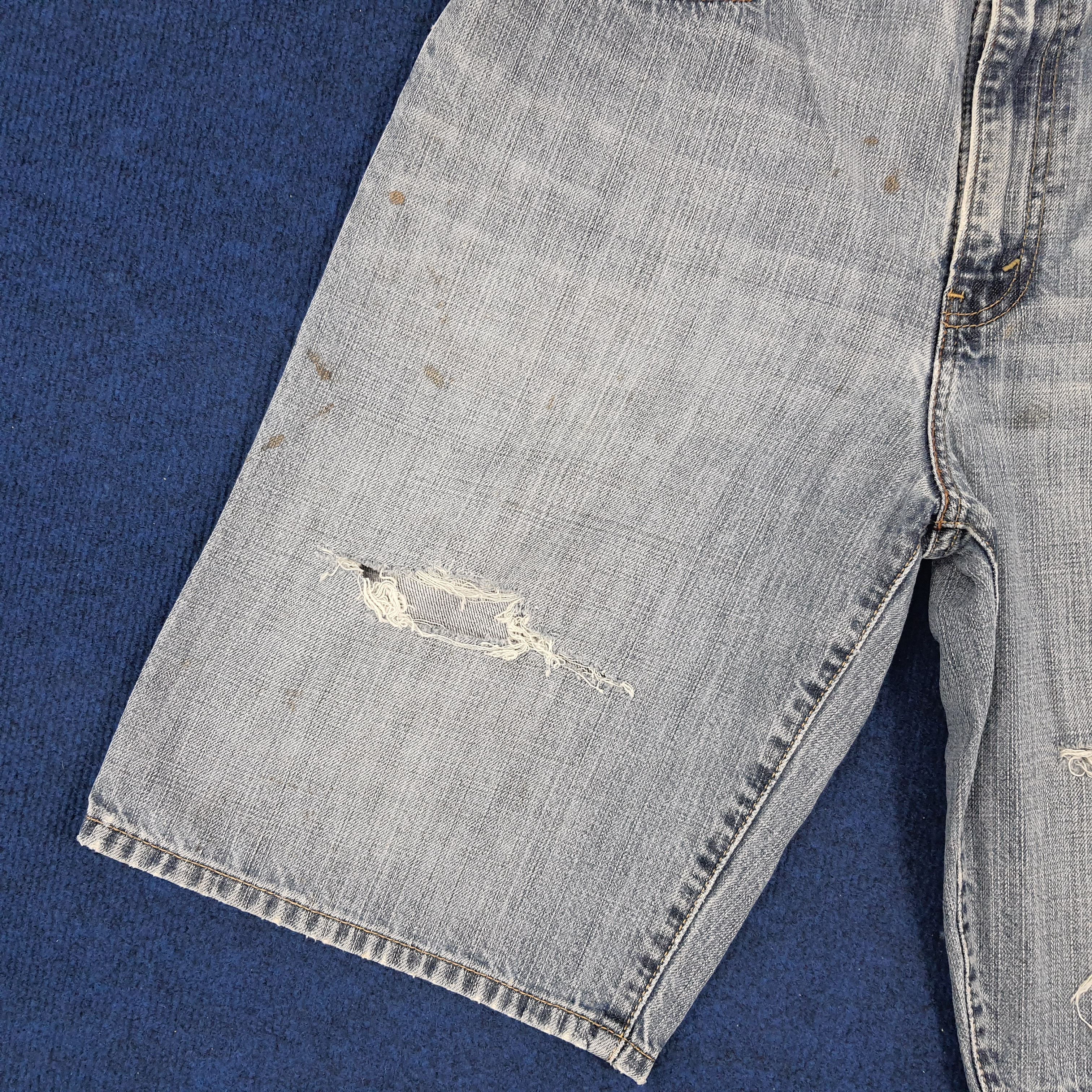 Levi's × Vintage Vintage Levi's 569 Loose Straight American Short Jeans Size US 34 / EU 50 - 2 Thumbnail