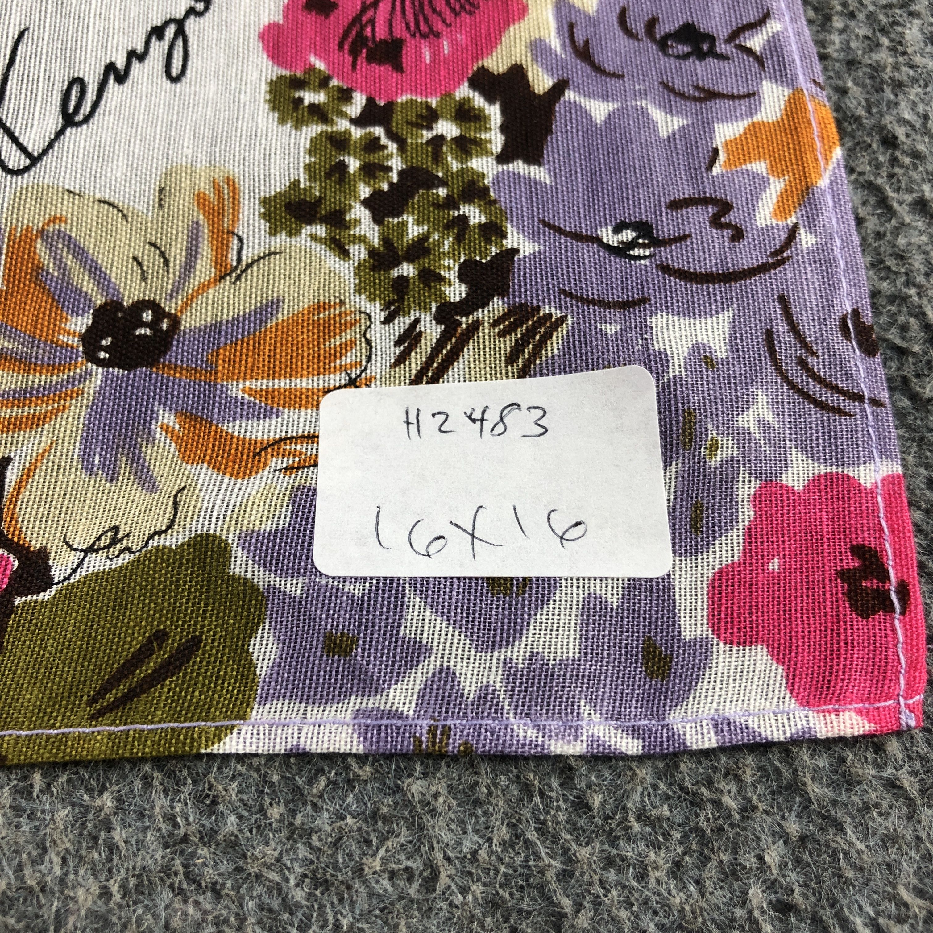 Kenzo Kenzo Floral Handkerchief Neckerchief Bandana H2483 Size ONE SIZE - 7 Thumbnail