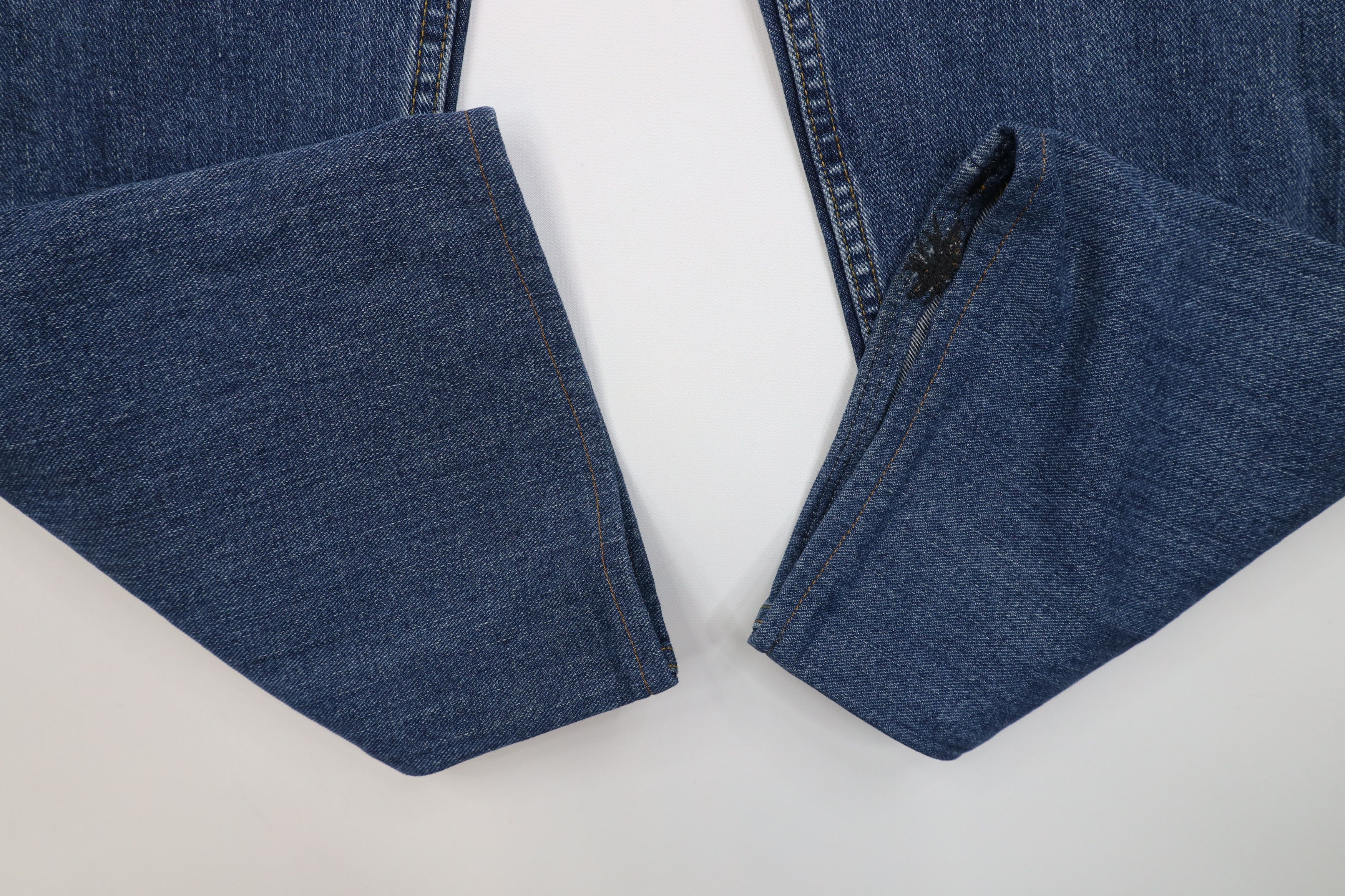 Nautica Vintage 90s Y2K Nautica Wide Leg Denim Jeans Blue Cotton Size US 32 / EU 48 - 5 Thumbnail