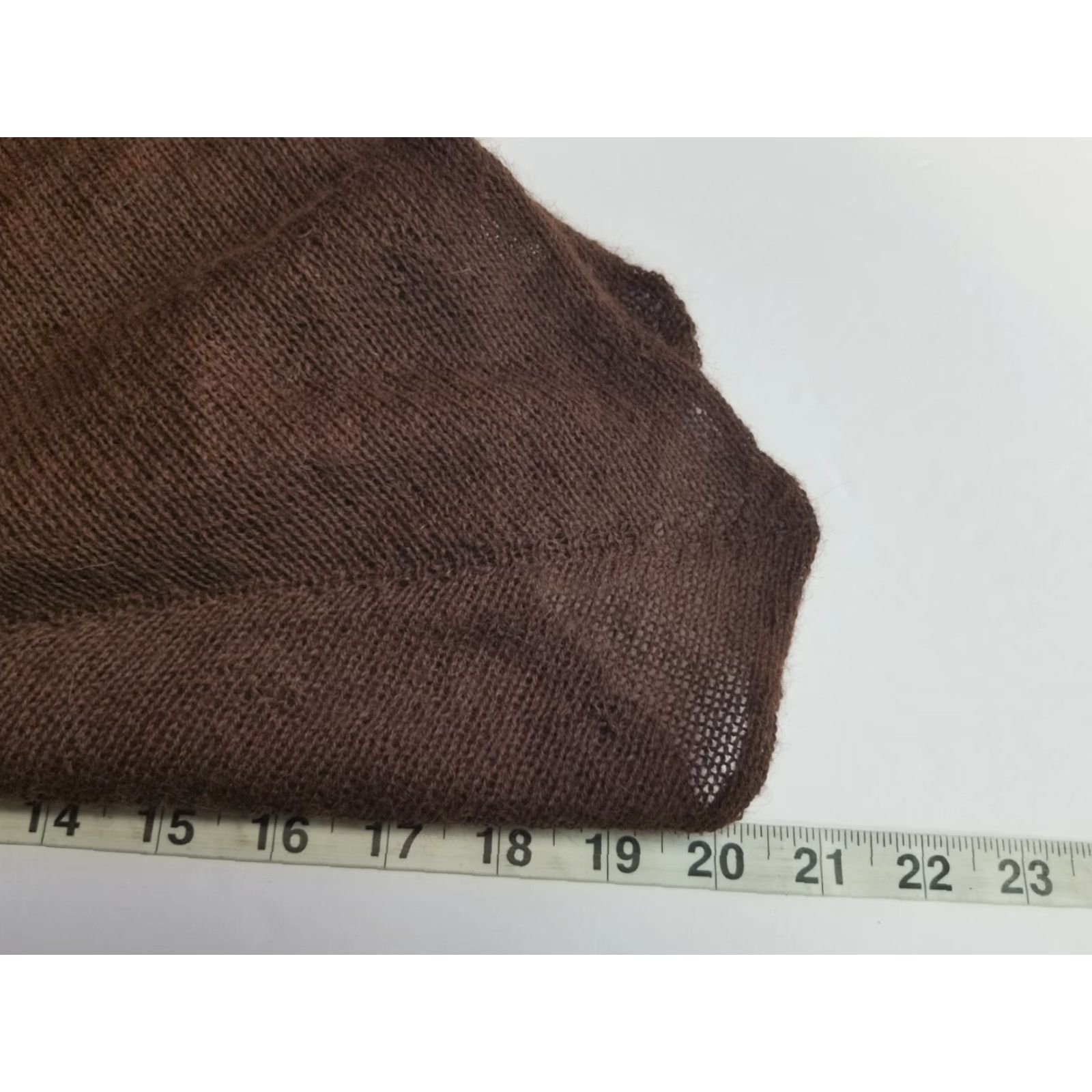 Vintage VINTAGE Origin Alpaca Handmade Sleeveless Brown Cowl Neck Top Peru Distressed S-M Pics Size S / US 4 / IT 40 - 5 Thumbnail