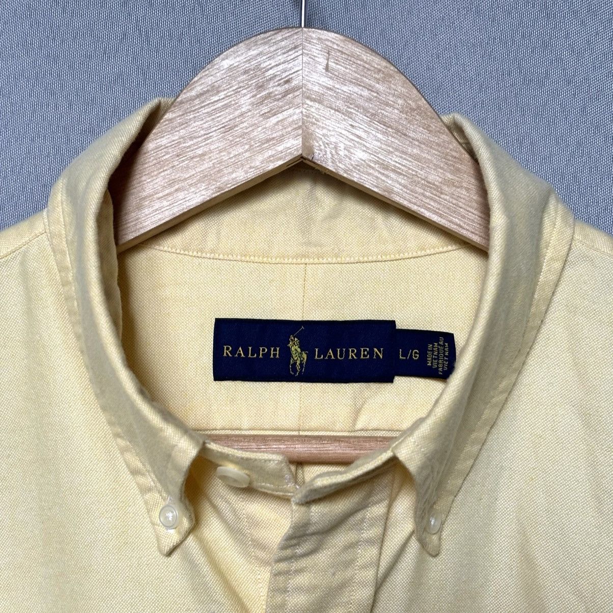 Polo Ralph Lauren Polo Ralph Lauren shirt yellow large casual rare Size US L / EU 52-54 / 3 - 6 Thumbnail