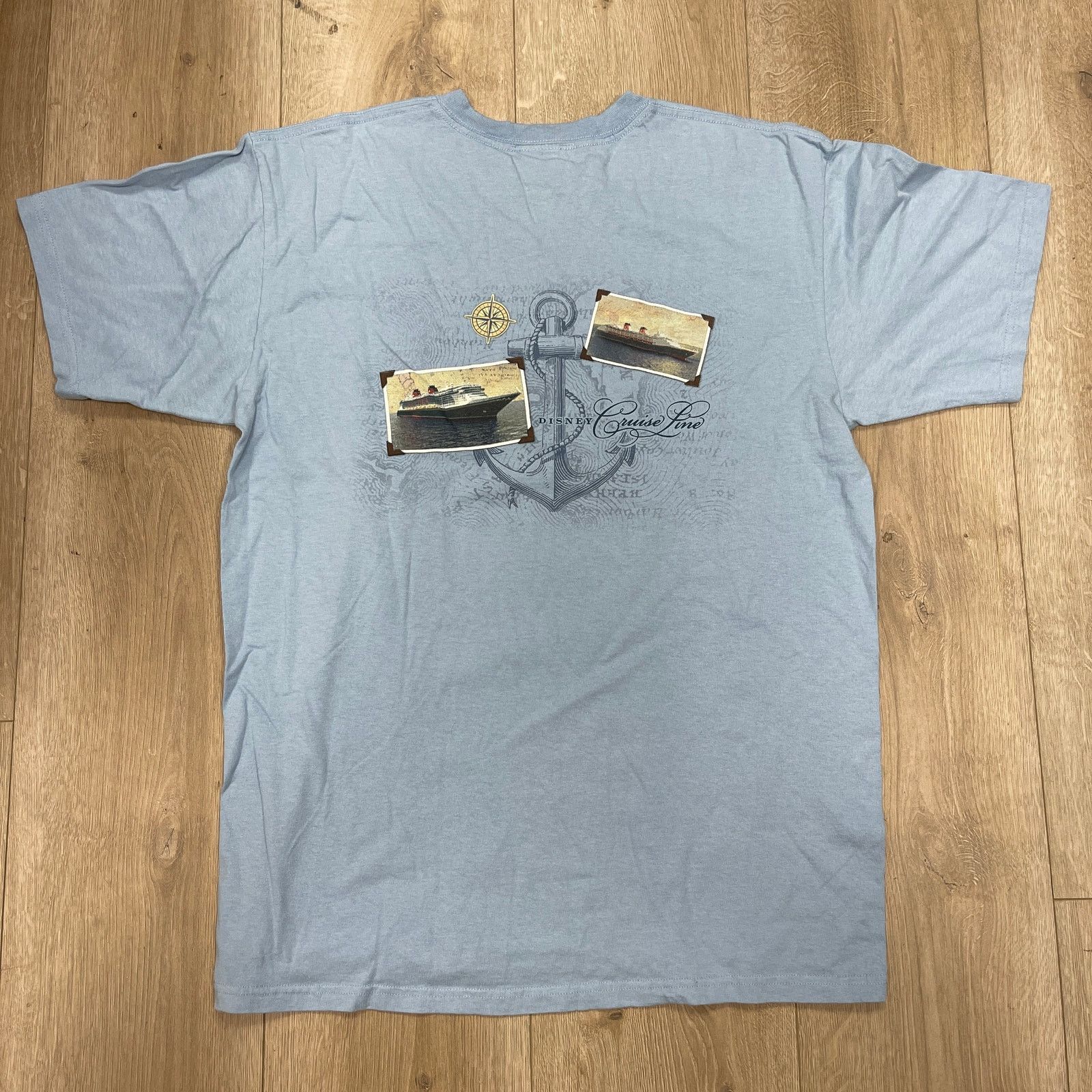 Disney 2011 Disney Dream Cruise Line Blue Tee T Shirt size Large L Size US L / EU 52-54 / 3 - 1 Thumbnail