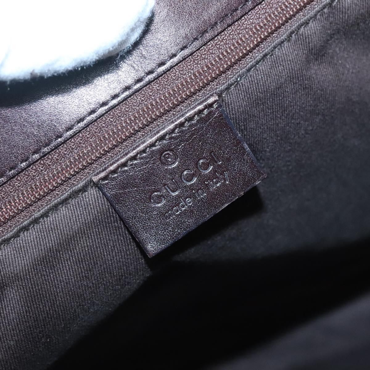 Gucci GUCCI GG Canvas Shoulder Bag Dark Brown Size ONE SIZE - 16 Thumbnail