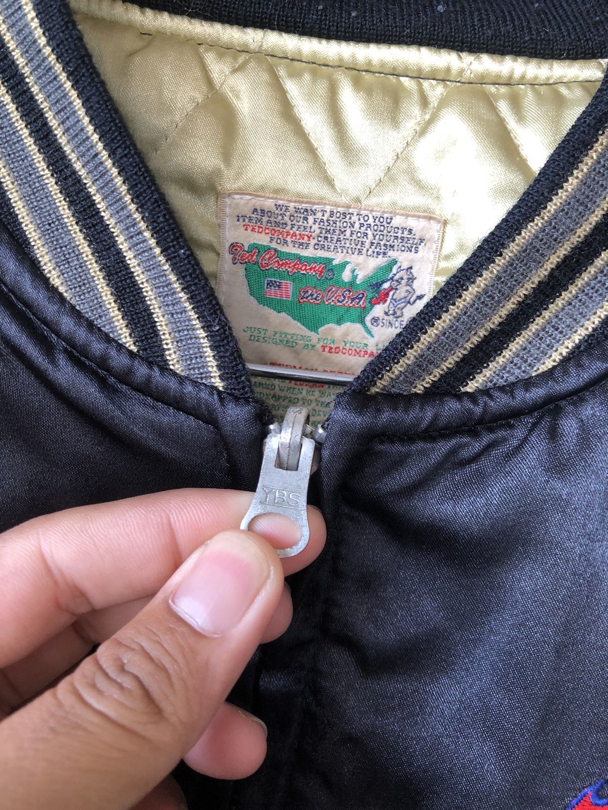 Vintage Vintage 90s Ted Company Embroidery Dragon Sukajan Jacket Size US XS / EU 42 / 0 - 6 Thumbnail