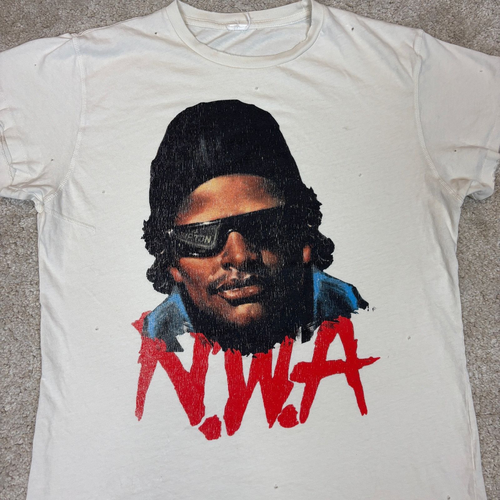 MadeWorn Rare Madeworn N.W.A Eazy E Distressed Shirt Men's Medium Size US M / EU 48-50 / 2 - 2 Thumbnail