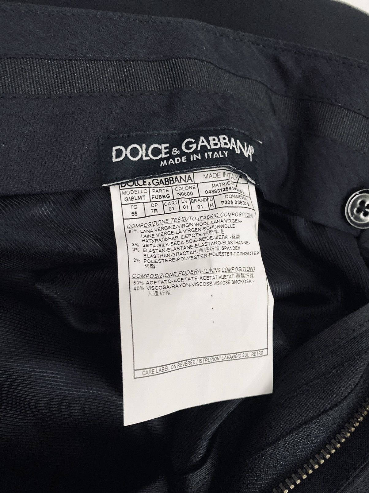 Dolce & Gabbana Dolce & Gabbana 🇮🇹 Black Notch Lapel 2btn Martini Tux 56R NWT Size 46R - 13 Thumbnail