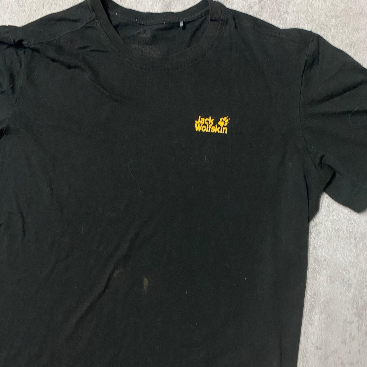 Jack Wolfskin Black and yellow Jack Wolfskin streetwear tee #streetwear Size US L / EU 52-54 / 3 - 2 Thumbnail