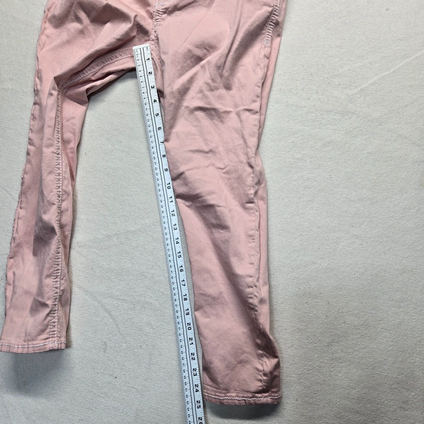 Vintage VINTAGE Seven7 Jeans Women Size 4 Pink Denim Ankle 26in Inseam 5-Pocket Stretch Mid Rise Cotton Blend Size 24" / US 00 / IT 34 - 6 Thumbnail