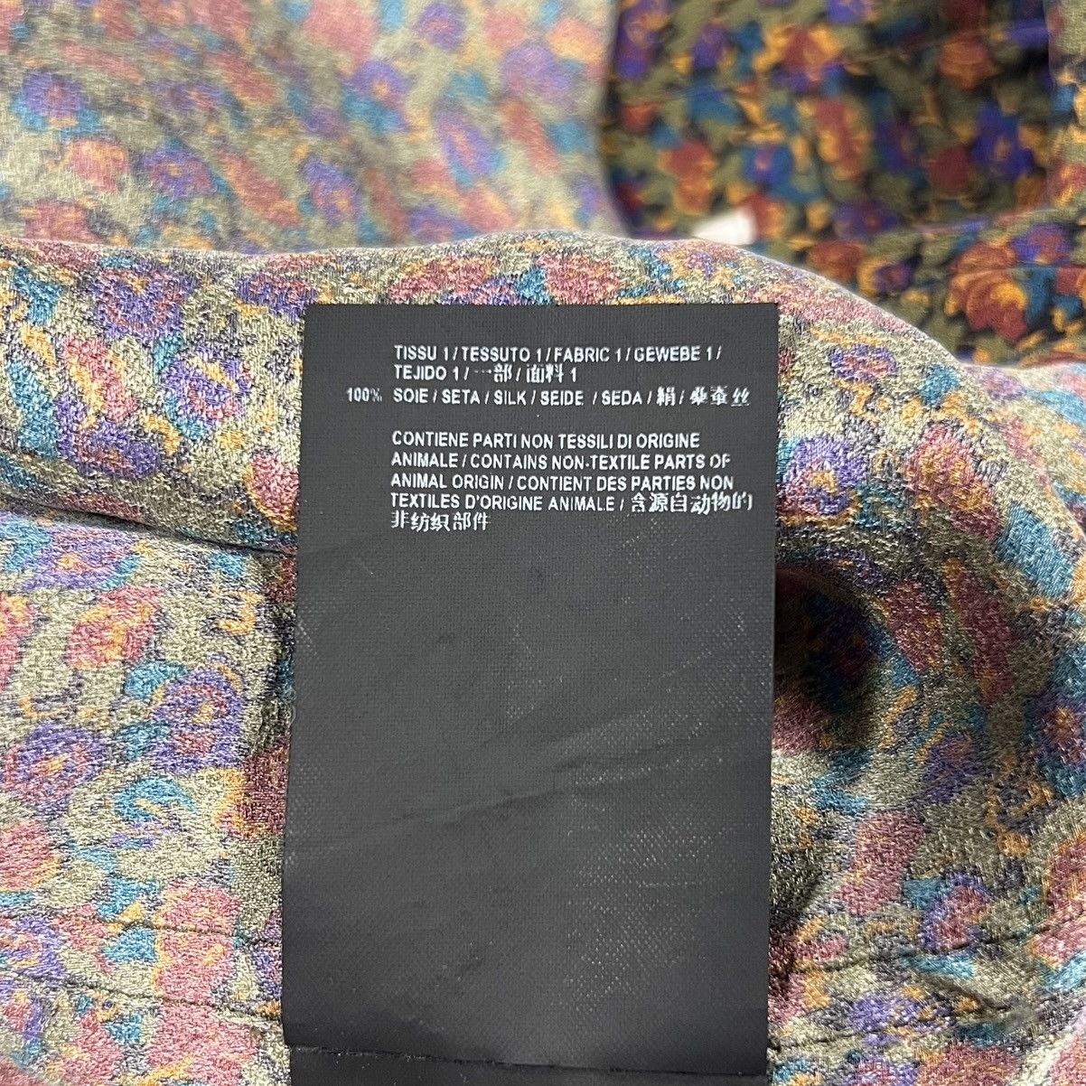 Saint Laurent Paris |[ SS19 Saint Laurent Floral Button Up Silk Shirt ]| Size US XS / EU 42 / 0 - 9 Thumbnail