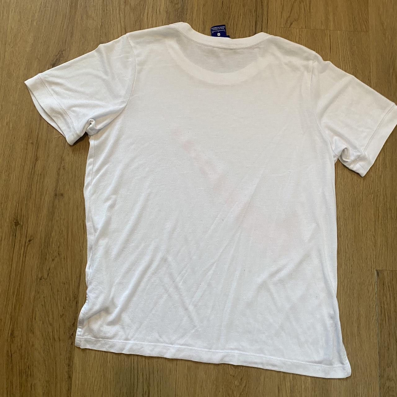 Nike White Nike sportswear T-shirt with orange swoosh Size US S / EU 44-46 / 1 - 2 Thumbnail