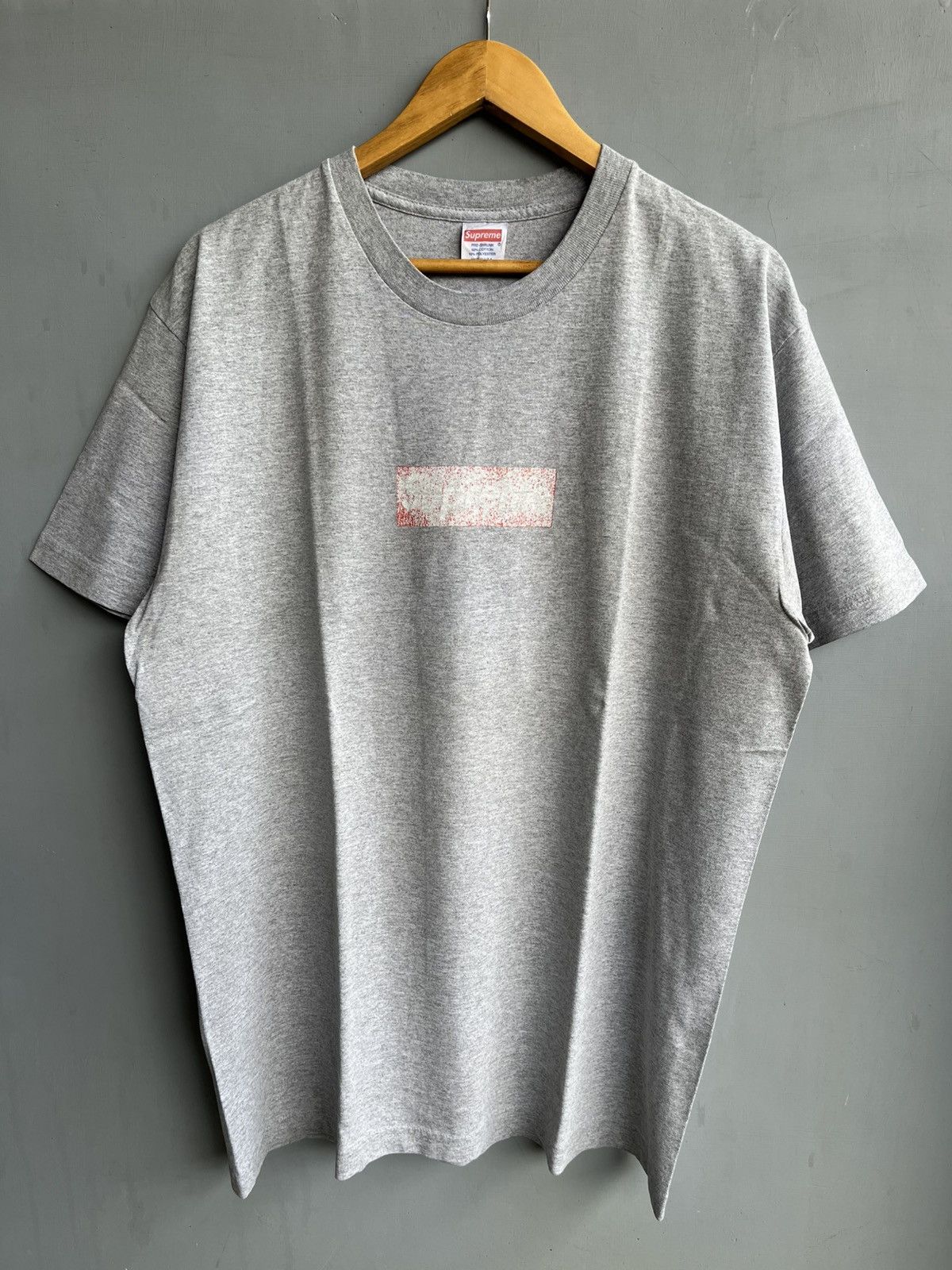 Supreme Supreme 20th anniversary box logo tee ss14 heather grey