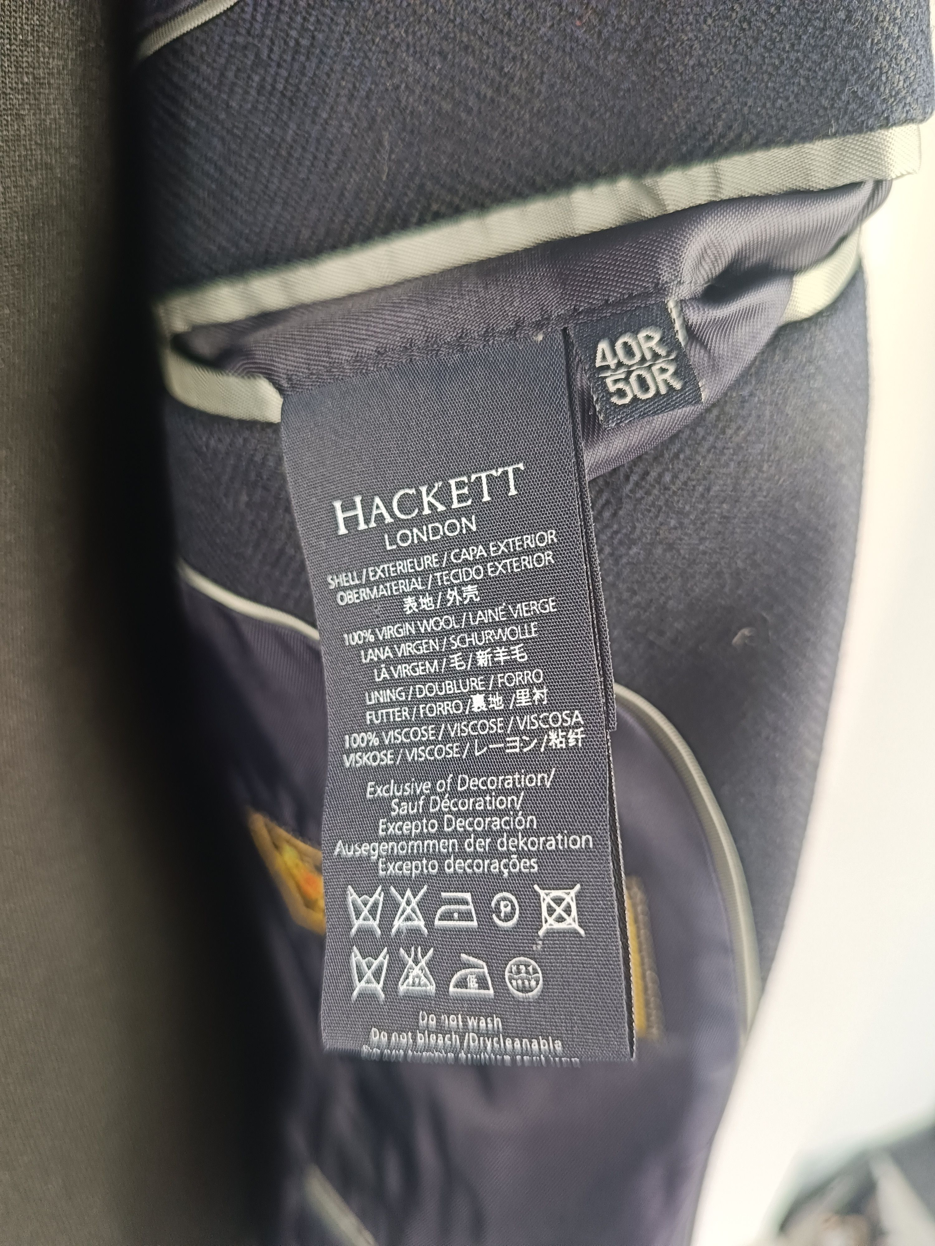 Hackett × Loro Piana Hackett London x Loro Piana merino wool hbone overcoat Size US M / EU 48-50 / 2 - 11 Thumbnail