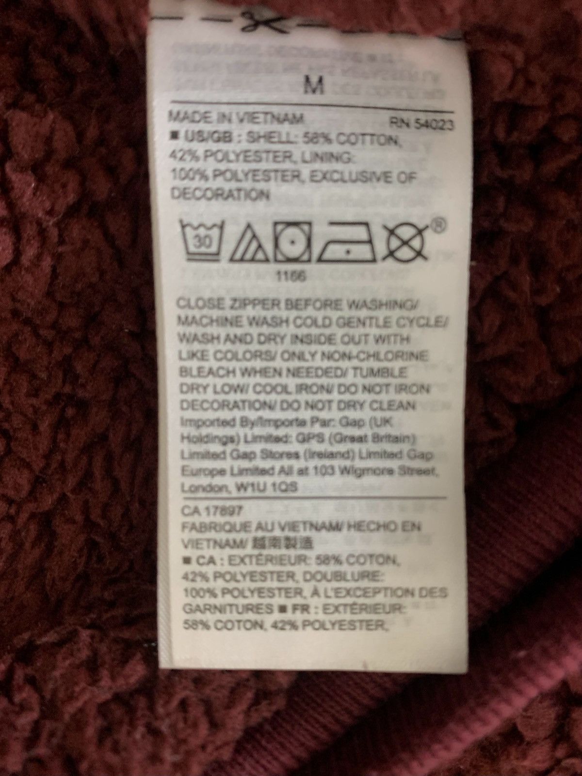 Gap Clothing Company Streetwear American design Hoodie